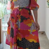 My project for course: Sewing Machine 101: Make Your First Dress. Fashion Design, Sewing, DIY, Patternmaking, and Dressmaking project by monalaouiti - 03.24.2024