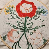 Mi proyecto del curso: Técnica de bordado con paso atrás. Embroider, and Textile Design project by cmjustel - 03.24.2024