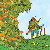 The Hills . Ilustrație tradițională, Ilustrație pentru copii, Ilustrație digitală, Ilustrație cu cerneală, Ilustrație naturalistă, Desen, Desen artistic și Creativitate de Ben Evans - 03.25.2024