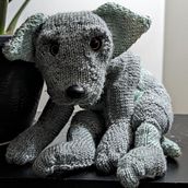 My project for course: Knitting Realistic Stuffed Animals: Make a Puppy from Yarn. Een project van Textiel, DIY, Breien y Textielontwerp van shadypanduh - 24.03.2024