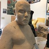My project for course: Introduction to Clay Figurative Sculpture. Fine Arts, and Sculpture project by Retta Backus - 03.25.2024