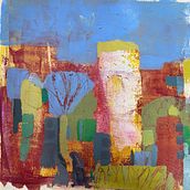 Playing in my sketchbook . Un projet de Beaux Arts, Peinture acr , et lique de Dorothea Cyran-Daboul - 25.03.2024