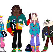 Mi proyecto del curso: Fábrica de personajes ilustrados. Traditional illustration, Character Design, Digital Illustration, Children's Illustration, and Narrative project by Dafne Atzin - 03.25.2024