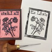 Stamp Making with Typography and Imagery. Traditional illustration project by Emi Warren - 03.25.2024