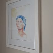My project for course: Contemporary Portraiture in Watercolor of Adriana Calcanhotto. Un proyecto de Bellas Artes, Pintura, Pintura a la acuarela y Dibujo de Retrato de Cliona Ryan - 25.03.2024