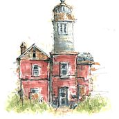 My project for course: Expressive Architectural Sketching with Colored Markers. Een project van  Schetsen,  Tekening,  Architecturale illustratie, Sketchbook y  Illustratie met inkt van Brenda Mason - 22.03.2024