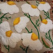 Mi proyecto del curso: Bordado XL con aguja mágica Ein Projekt aus dem Bereich Stickerei, Dekoration von Innenräumen, Punch needle und Textildesign von karla_meza01 - 26.03.2024