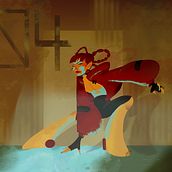 My project for course: Captivating and Dynamic Character Creation. Un progetto di Character design, Illustrazione digitale, Disegno digitale e Illustrazione tradizionale di ren clin - 26.03.2024