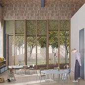 Il mio progetto del corso: Rendering e collage digitale per la visualizzazione architettonica. 3D, Architecture, Digital Architecture, 3D Design, and ArchVIZ project by Anna Zanni - 03.26.2024