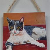 Mi proyecto del curso: Retrato realista de mascotas con pintura al óleo. Fine Arts, Painting, Oil Painting, and Naturalistic Illustration project by liliana_montes_1 - 03.26.2024