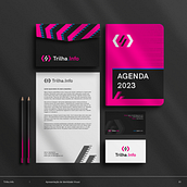 Trilha.Info - Rebranding e Redesign de Interface. Br, ing, Identit, and UX / UI project by Fausen Cauã Carvalho dos Santos - 09.22.2023
