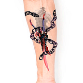 Meu projeto do curso: Técnicas de tatuagem blackwork com fine line. Tattoo Design project by ariston_simon - 03.26.2024