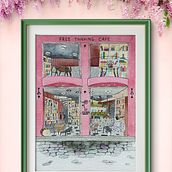 My project for course: Watercolor Urban Illustration: Portray your City. Painting, Drawing, Watercolor Painting, and Architectural Illustration project by Eva Karakoudi - 03.26.2024