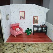 Mi proyecto del curso: Creación de casas en miniatura y mobiliario desde cero. Arts, Crafts, To, Design, and DIY project by Massiel Vallejos - 03.18.2024
