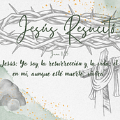 domingo de resurrección. Design project by Isenith Justiniani - 03.27.2024