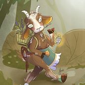 Mi proyecto del curso: Ilustración de animales fantásticos en Procreate. Traditional illustration, Character Design, Drawing, Digital Illustration, Stor, telling, and Narrative project by Mirian Crespo - 03.27.2024