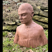 My project for course: Introduction to Clay Figurative Sculpture. Fine Arts, and Sculpture project by Pickled Aliens Pottery - 03.27.2024