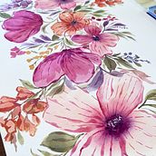 Loose Floral Collection. Watercolor Painting project by Stacey Chacon - 03.14.2024