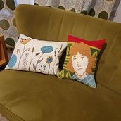 My project for course: Tapestry: Crochet Techniques for Drawing with Thread . Un progetto di Design di accessori, Pattern design, Fiber Art, DIY, Uncinetto e Textile Design di Sheen - 19.03.2024