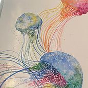 My project for course: Modern Watercolor Techniques. Traditional illustration, Fine Arts, Painting, and Watercolor Painting project by aleksa15955 - 03.28.2024