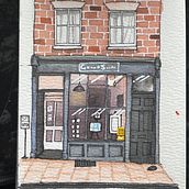 My project for course: Watercolor Urban Illustration: Portray your City. Painting, Drawing, Watercolor Painting, and Architectural Illustration project by Mark - 03.27.2024