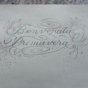 Il mio progetto del corso: Introduzione alle fioriture del corsivo inglese. Calligraph, Lettering, H, and Lettering project by Gloria Vincenti - 03.21.2024
