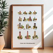 Mein Abschlussprojekt für den Kurs: Farbenfrohe Stadtporträts: Illustriere deinen Lieblingsort . Projekt z dziedziny Trad, c, jna ilustracja, Infografika,  R, sunek, Ilustracja c, frowa, Malarstwo c i frowe użytkownika Kirsten - 19.03.2024