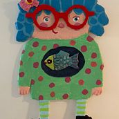 My project for course: Paper Mache for Beginners: Sculpt a Colorful Character. Traditional illustration, Character Design, To, Design, Art To, s, and Creating with Kids project by evastrandberg5 - 03.29.2024