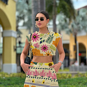 Outfit of the Day: Florência. Ilustração tradicional, Design de vestuário, Pattern Design, Design de moda e Ilustração digital projeto de beatrizpatrocinio - 11.02.2024