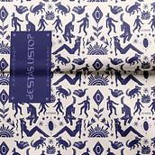 Piezas para restaurante Lobo Cantina. Art Direction, Br, ing, Identit, Graphic Design, Packaging, and Logo Design project by Juana Villegas - 03.03.2024