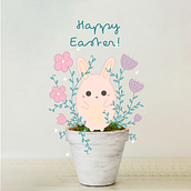 Happy Easter Bunny Animation Ein Projekt aus dem Bereich Animation, 2-D-Animation, Digitale Illustration und Animierte Illustration von Valentina Golubeva - 30.03.2024