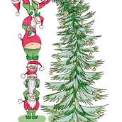 My 2022 christmas cards. Traditional illustration project by Leonie Thoby - 03.30.2024