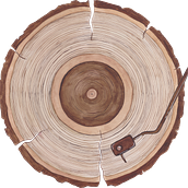 Wood vinyl. Traditional illustration project by Leonie Thoby - 03.30.2024