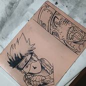 Sombreamento com pepper shading. Un projet de Illustration traditionnelle , et Conception de tatouage de Igor Cruz - 31.03.2024