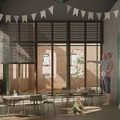 Mi proyecto del curso: Render y collage digital para visualización arquitectónica. Un progetto di 3D, Architettura, Architettura digitale, Progettazione 3D e ArchVIZ di kareem_kdl - 30.03.2024