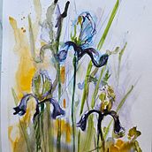 Flowers. Fine Arts project by Katarzyna Kiec-Kuborek - 03.31.2024