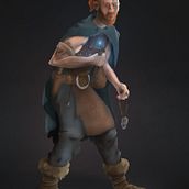 My project for course: Concept Art: Character Design & Worldbuilding- Augmar the Runescribe. Traditional illustration, Character Design, Digital Illustration, Concept Art, Digital Drawing, and Digital Painting project by Niklas Corriere - 03.31.2024
