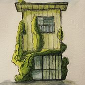 Mój projekt z kursu: Rysunek architektoniczny: kolor i artystyczna ekspresja Ein Projekt aus dem Bereich Skizzenentwurf, Zeichnung, Architektonische Illustration, Sketchbook und Illustration mit Tinte von tomaszr - 31.03.2024
