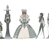 My project for course: Captivating and Dynamic Character Creation. Un progetto di Illustrazione tradizionale, Character design, Illustrazione digitale e Disegno digitale di chanwingtin - 01.04.2024