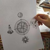 Tatuaje. Tattoo Design project by Jimena Clavijo - 03.25.2024