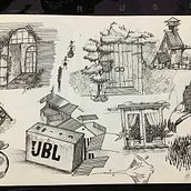 Hi, these are few random sketches I did  Ein Projekt aus dem Bereich Skizzenentwurf von shivani sriram - 01.04.2024