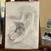 Mon projet du cours : Dessin expressif au fusain. Fine Arts, Drawing, Portrait Drawing, and Naturalistic Illustration project by g2jcv9ctyf - 04.01.2024