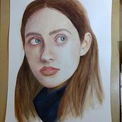 Mi proyecto del curso: Retrato ilustrado en acuarela. Un progetto di Illustrazione tradizionale, Belle arti, Pittura, Disegno, Pittura ad acquerello, Disegno di ritratti e Disegno artistico di Daniela Antonaia - 01.04.2024