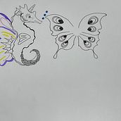 Mi alebrije . Een project van Tekening met potlood van karencampos521 - 02.04.2024