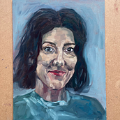 Mein Abschlussprojekt für den Kurs: Porträtmalerei mit Öl: Erforsche Licht und Schatten. Un proyecto de Bellas Artes, Pintura y Pintura al óleo de Fran - 02.04.2024