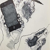 Experiments with hands. Un projet de Esquisse  de matteo71 - 02.04.2024