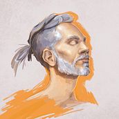 My project for course: Powerful Female Characters: Illustrating Confidence and Diversity . % Hanna Lazar tarafından hazırlanan Geleneksel illüstras, on, Tablo, Dijital İllüstras, on, Dijital Çizim, Dijital Bo, Ve ama projesi - 04.03.2024