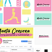 Branding para Marta Cervera. Br, ing, Identit, and Digital Illustration project by Luis de Bobes - 04.03.2024