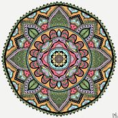 Mi proyecto del curso: Zentangle y mandalas: dibuja patrones armónicos. Painting, Drawing, Acr, lic Painting, and Creating with Kids project by Camila Martinez Lopez - 03.31.2024