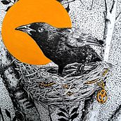 Meu projeto do curso: Ilustração realista de aves com elementos imaginativos. Pencil Drawing, Drawing, Ink Illustration, and Naturalistic Illustration project by Giselle Paiva - 04.01.2024